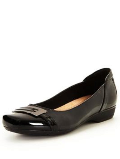 Clarks Blanche West Flat Shoe Clarks Blanche West Flat Shoe